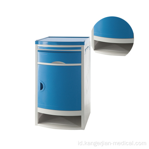 Rumah Sakit Medis High End Bedside Tray Table Abs Bedside Cabinet